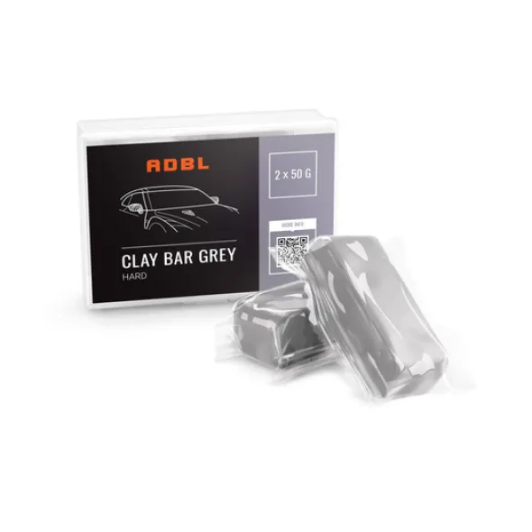 ADBL Clay Bar Grey 50g - twarda glinka lakiernicza 2szt