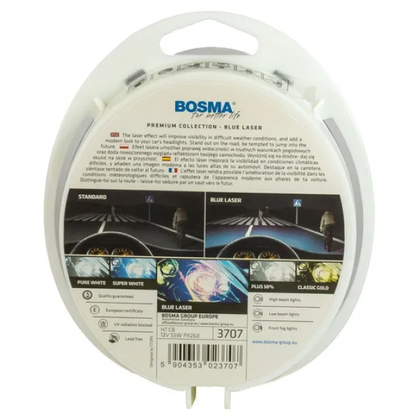 Żarówka samochodowa H7 Bosma Blue Laser modern style - 2szt