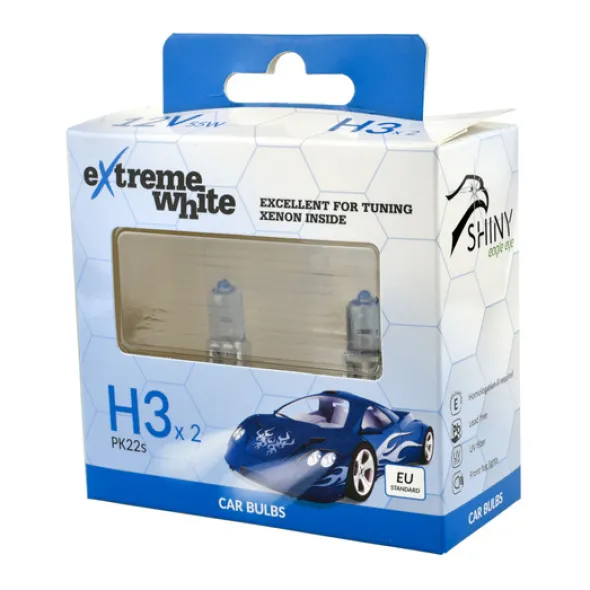 Żarówka samochodowa H3 Bosma Extreme White - 2szt