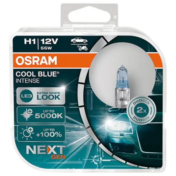 Żarówka samochodowa H1 Osram Cool Blue Intense 5000K 55W - 2szt