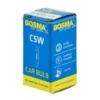 Żarówka samochodowa sygnalizacyjna Bosma C5W rurka SV10x36 12V 5W - 1szt