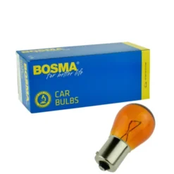 Żarówka 12V 21W BAU15s PY21W pomarańczowa Bosma *0287* asymetryczna