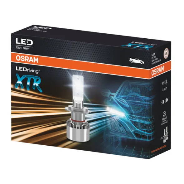 Żarówki LED H7 OSRAM LEDriving XTR 6000K