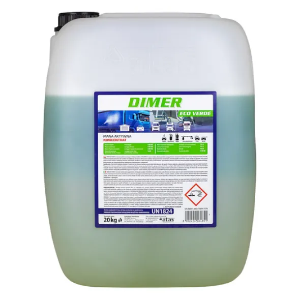 Atas Dimer Eco Verde - dwuskładnikowa piana aktywna do mycia 20kg