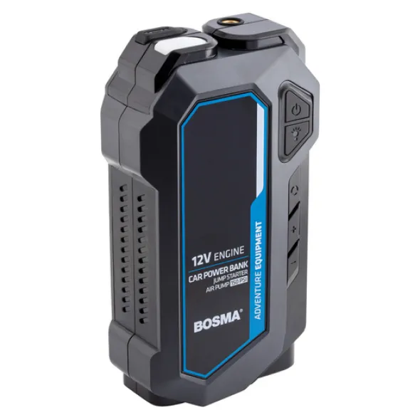 Bosma Car Power Bank 16000mAh Jump Starter 12V 1000A z kompresorem
