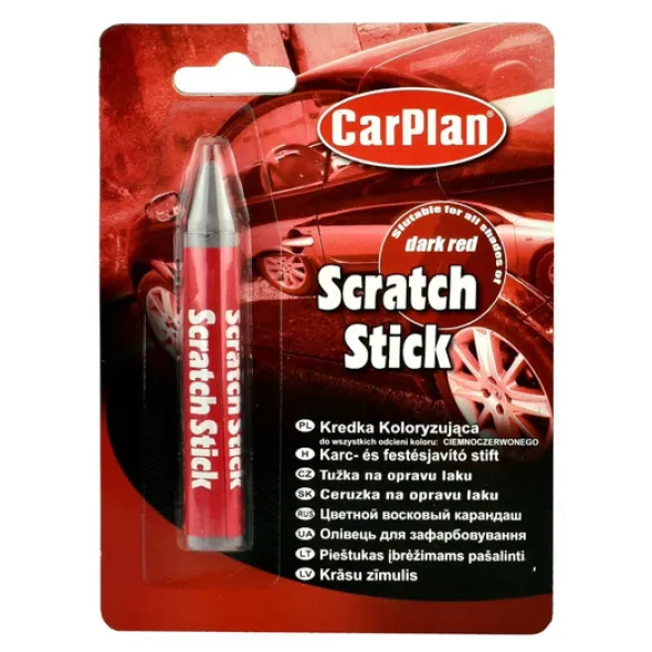 CarPlan Scratch Stick kredka koloryzująca do tuszowania rys Czerwona ciemna