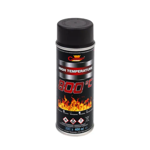 Champion lakier żaroodporny 400°C czarny spray 400ml