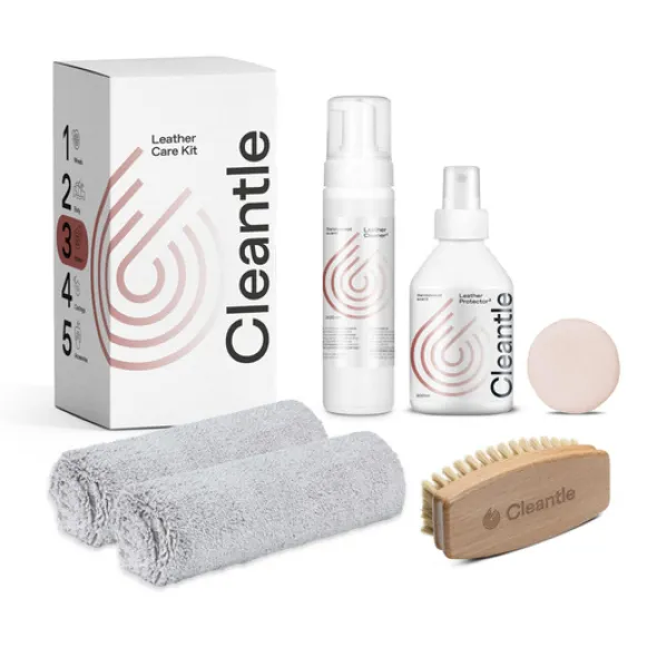 CLEANTLE Leather Care Kit- zestaw do czyszczenia tapicerki skórzanej