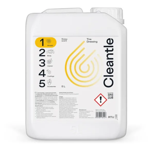Cleantle Tire Dressing - żel do konserwacji opon 5L