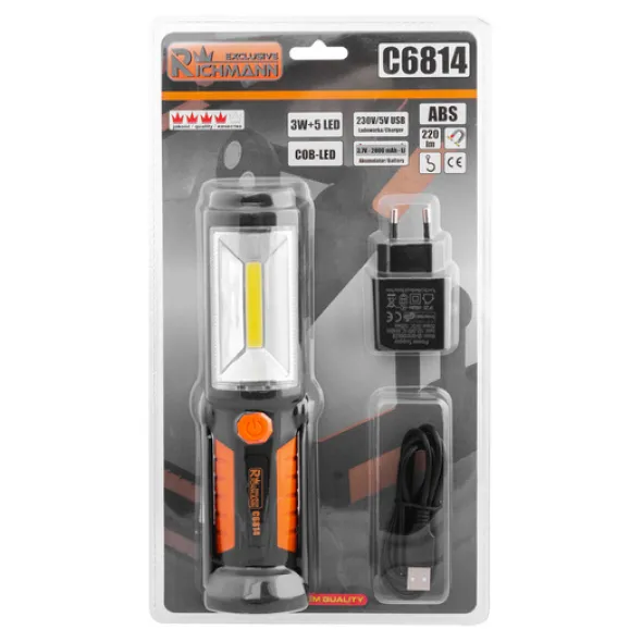 Corona Exclusive lampa warsztatowa - latarka 3W 5LED