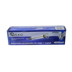GEKO Odsysarka strzykawka do oleju 400ml + wężyk