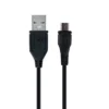 Kabel czarny USB ładowarka Forever - microUSB 1,0 m 1A