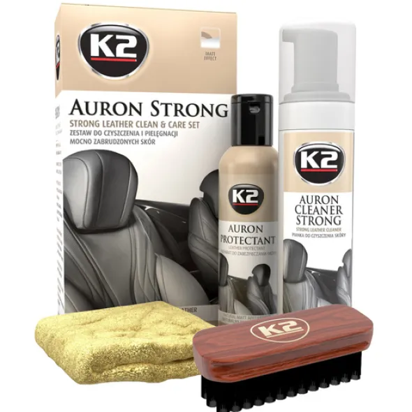 K2 Auron Strong zestaw do mocno zabrudzonej skóry