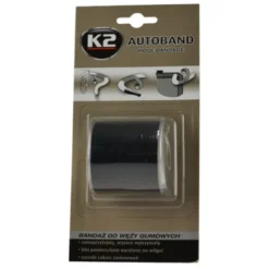 K2 Autoband zbrojona taśma - bandaż do węży gumowych Czarna 3m 5cm