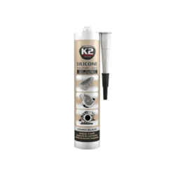 K2 Czarny silikon wysokotemperaturowy do 350°C kartusz 300g