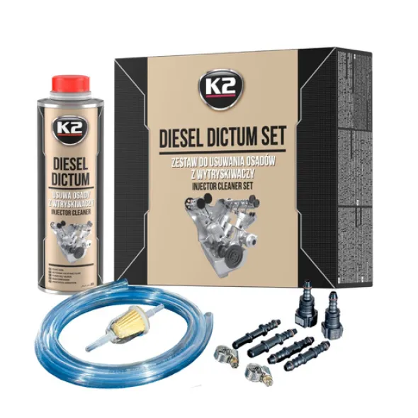 K2 Diesel Dictum zestaw do czyszczenia wtryskiwaczy diesla 500ml