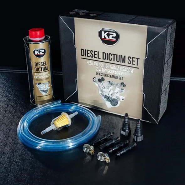K2 Diesel Dictum zestaw do czyszczenia wtryskiwaczy diesla 500ml