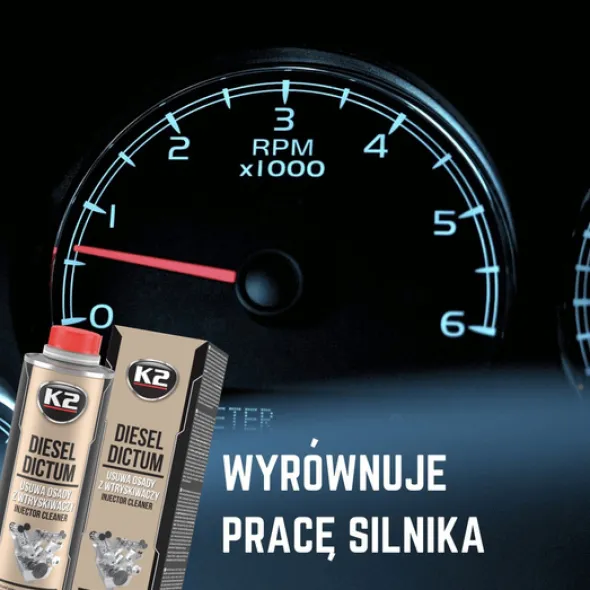 K2 Diesel Dictum zestaw do czyszczenia wtryskiwaczy diesla 500ml