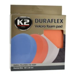 K2 Duraflex gąbka polerska pomarańczowa - średnio ścierna na rzep