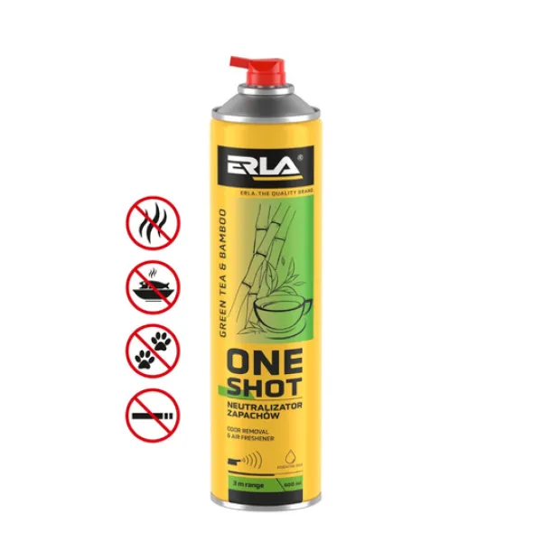 K2 Erla One Shot neutralizator zapachów Green Tea & Bamboo 600ml