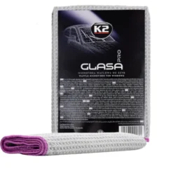K2 Glasa - Mikrofibra waflowa do szyb i luster 40x40