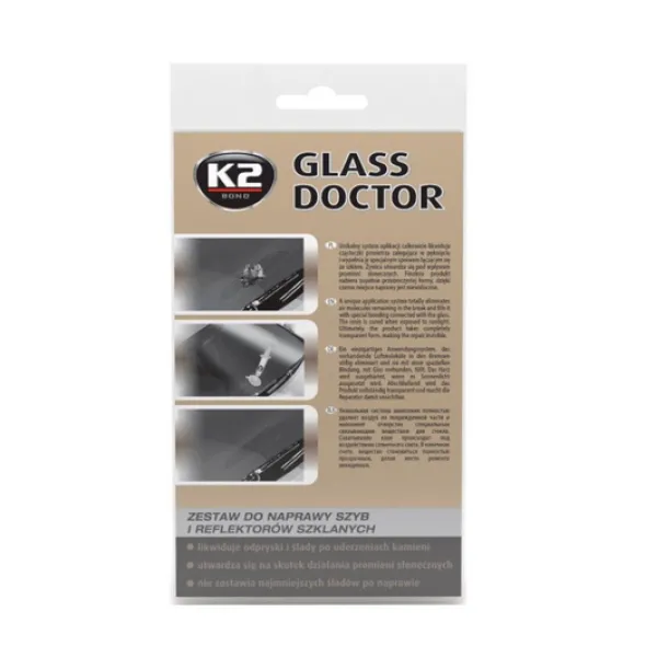 K2 Glass Doctor zestaw do naprawy szyb samochodowych