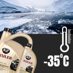K2 Kuler gotowy płyn do chłodnic samochodowych G13 - różowy 1L