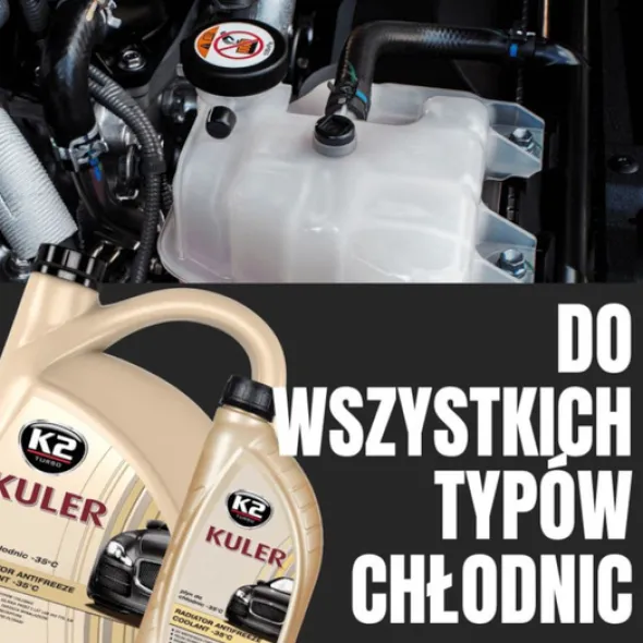 K2 Kuler gotowy płyn do chłodnic samochodowych G13 - różowy 1L