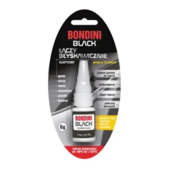 Klej Bondini Black - elastyczny klej błyskawiczny 6g