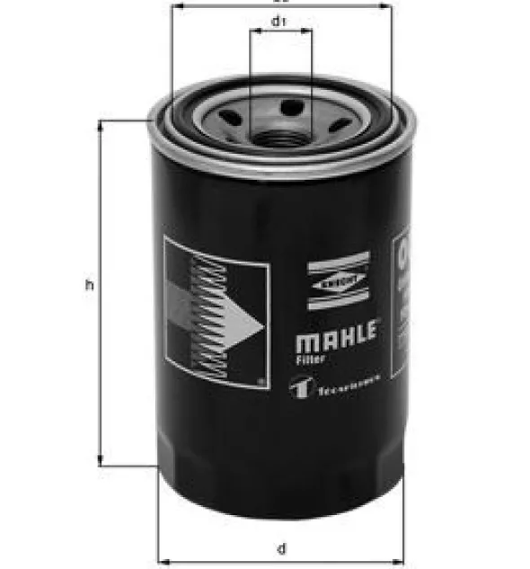 Knecht filtr oleju OC616 - Iveco 2.3JTD 06-