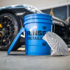 K2 Niebieskie wiadro detailingowe Rinse 20L