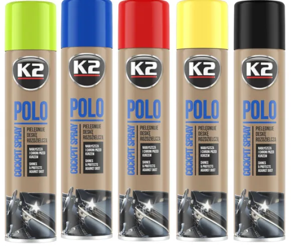 Kokpit nabłyszczający K2 Polo Cockpit spray 750ml - mix zapachów