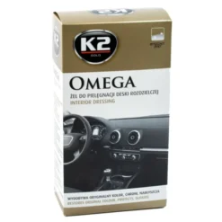 K2 Omega - żel do plastików wewnętrznych 500ml + mikrofibra + gąbka