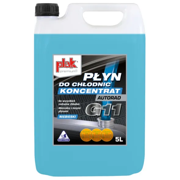 Koncentrat płynu do chłodnic Plak Autorad G11 Blue 5L