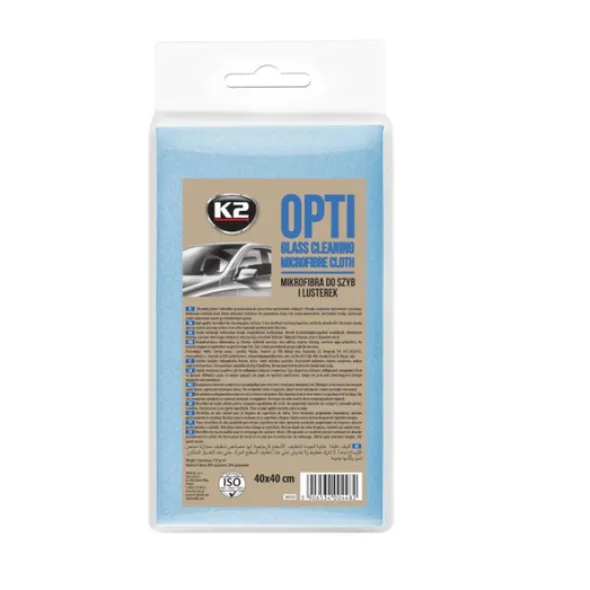 K2 Opti mikrofibra do czyszczenia szyb i lusterek 40 x 40 cm