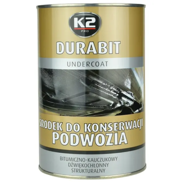 K2 Pro Durabit środek do konserwacji podwozia na pędzel 1L