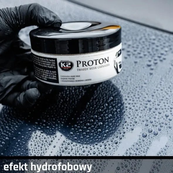 K2 Proton twardy wosk Carnauba do ochrony lakieru - zestaw 200g