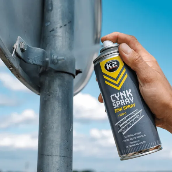 K2 Pro Zinc cynk z aluminium preparat antykorozyjny na rdzę 400ml