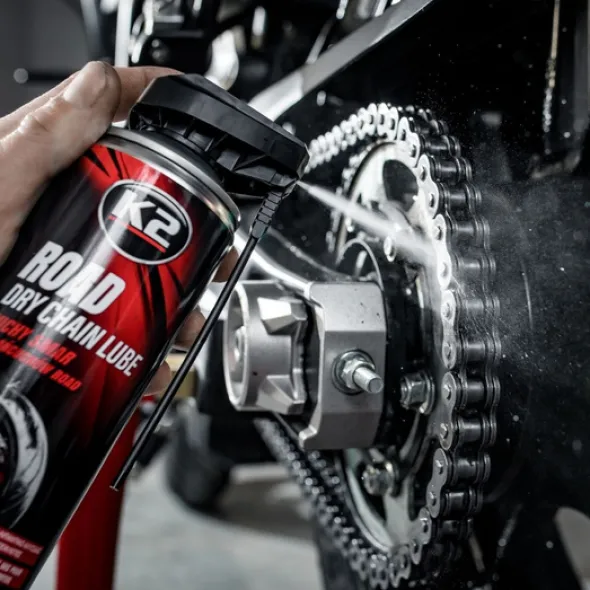 K2 Road Dry Chain Lube suchy smar do łańcuchów motocyklowych 400ml