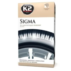 K2 Sigma żel do opon i gumy nabłyszczająco - ochronny 500ml + gąbka