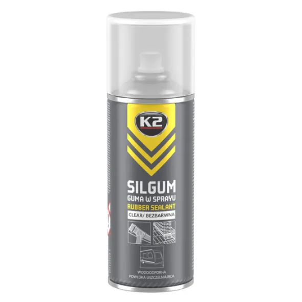 K2 Silgum - wodoodporny uszczelniacz w sprayu, bezbarwny 400ml