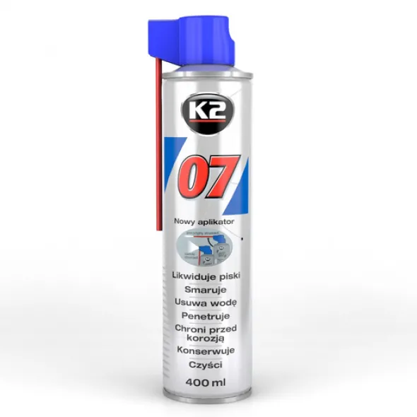 K2 07 smar odrdzewiacz w sprayu wielozadaniowy penetrant 400ml