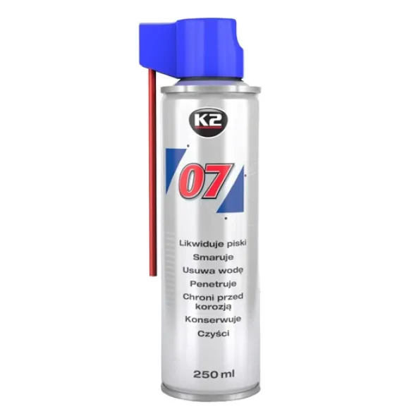 K2 07 smar odrdzewiacz w sprayu wielozadaniowy penetrant 250ml