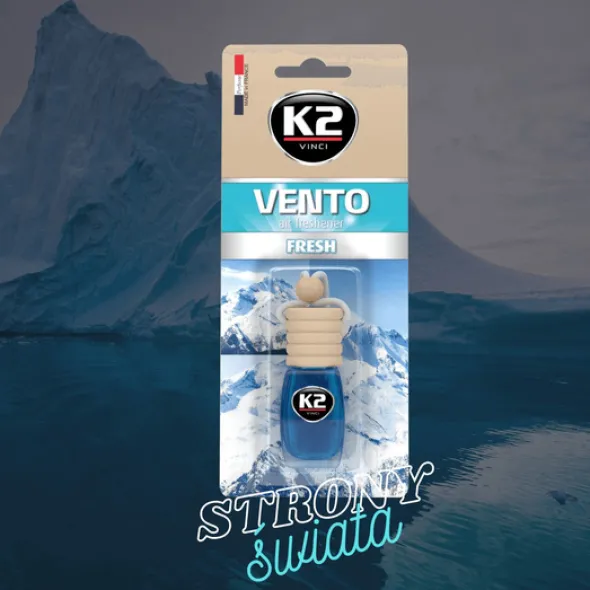 K2 Vento zapach samochodowy flakonik - Fresh