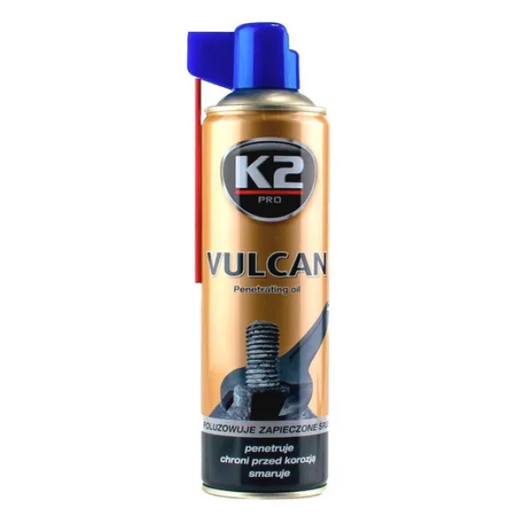 K2 Vulcan odrdzewiacz z MoS2 do zapieczonych śrub 250ml