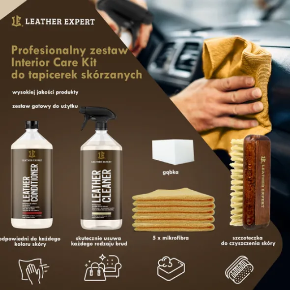 Leather Expert Leather Interior Care KIT - zestaw do pielęgnacji skóry 1000ml