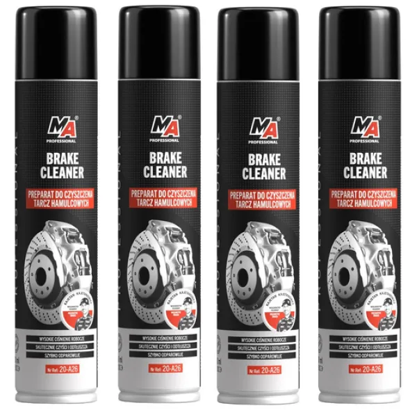 MA Professional Brake Cleaner - zmywacz do hamulców 600ml - 4 sztuki
