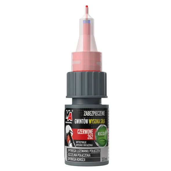MA Professional - Klej do gwintów o wysokiej sile - Czerwony 10ml