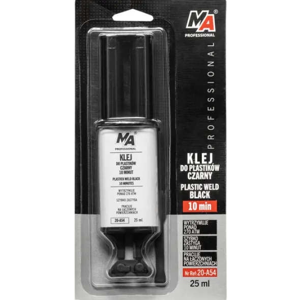 MA Professional - Klej do plastiku Moje Auto 10 minut czarny 25ml
