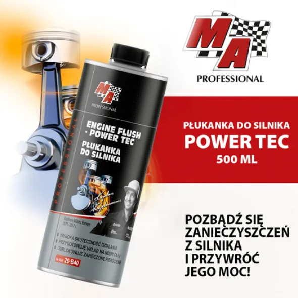 MA Professional Power Tec Płukacz silnika 500ml